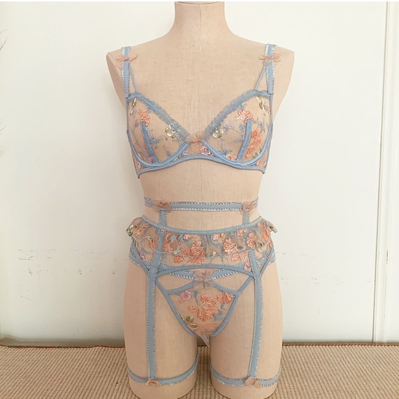 For Love And Lemons Intimates Sleepwear For Love Lemons X Vs Lily 3 Piece Set Poshmark